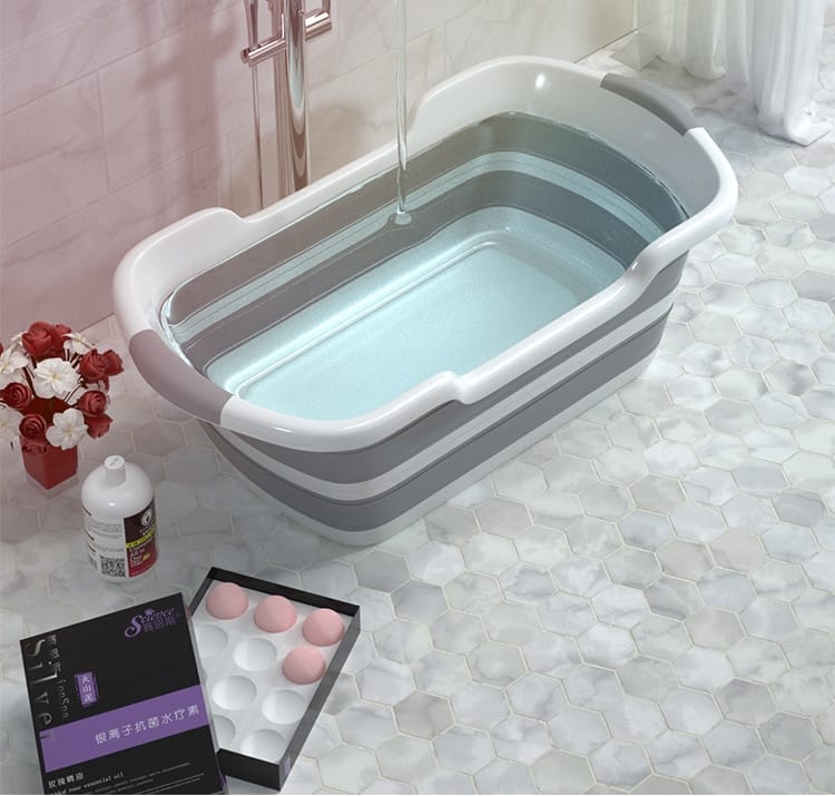 Baby Bathtub - Best Foldable Portable Toddler Bath Tub