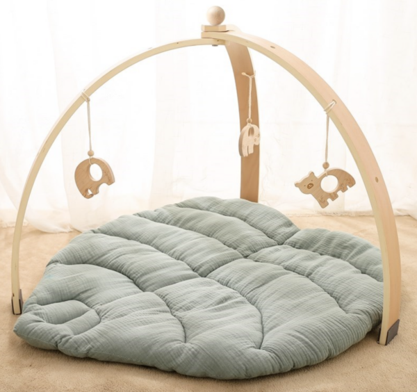 Baby Gym: Triangular Curved Shape Play Mat for Newborns and Infants - Image 5