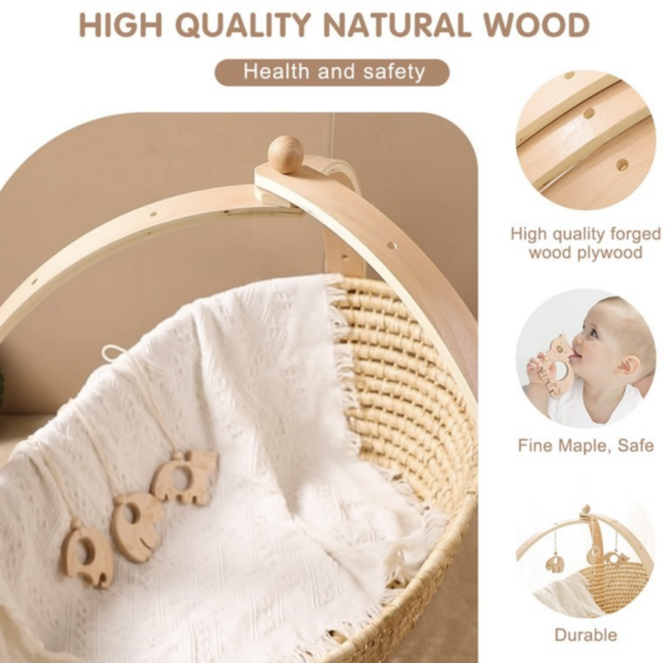 Baby Gym: Triangular Curved Shape Play Mat for Newborns and Infants - Image 3