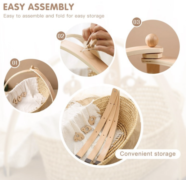 Baby Gym: Triangular Curved Shape Play Mat for Newborns and Infants - Image 2