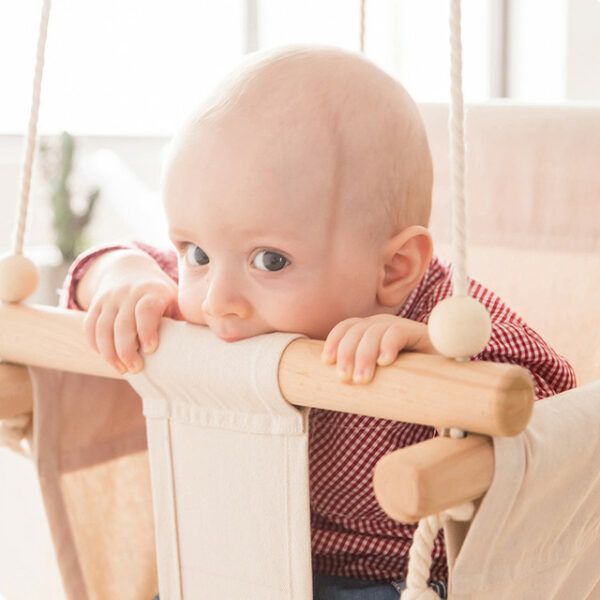 Wooden Swingset for Babies & Toddlers - Image 2