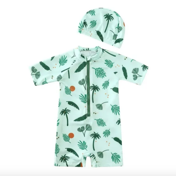 Long-Sleeve UV-Proof Swimwear Set for Kids 1-7 Years - Image 8